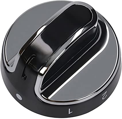 Knob Belling Grill Control Black/Chrome