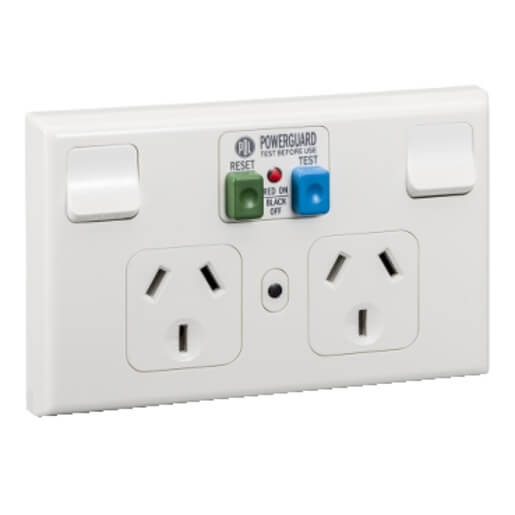 RCD Switched Socket PDL Double